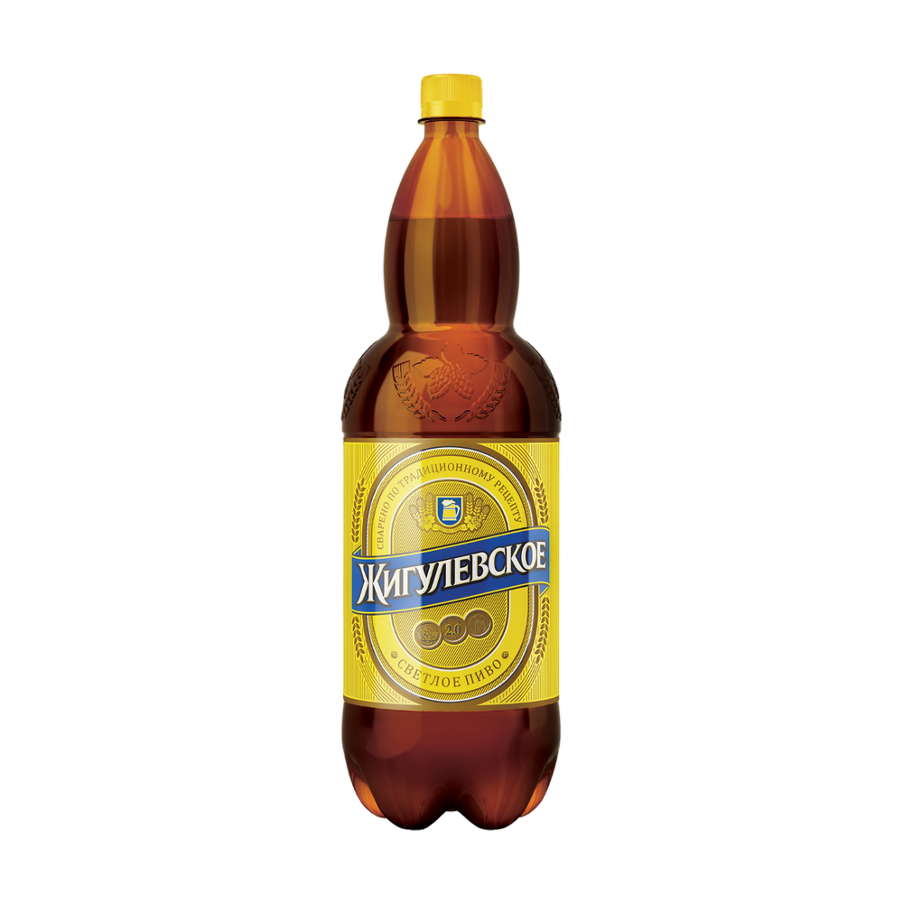Жигулёвское, 1,5 л — классическое светлое пиво